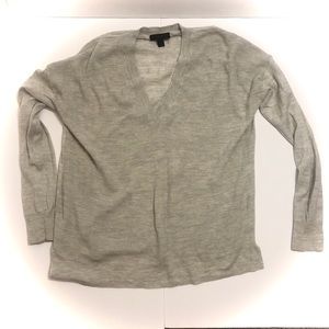 J.Crew V-neck Sweater Gray